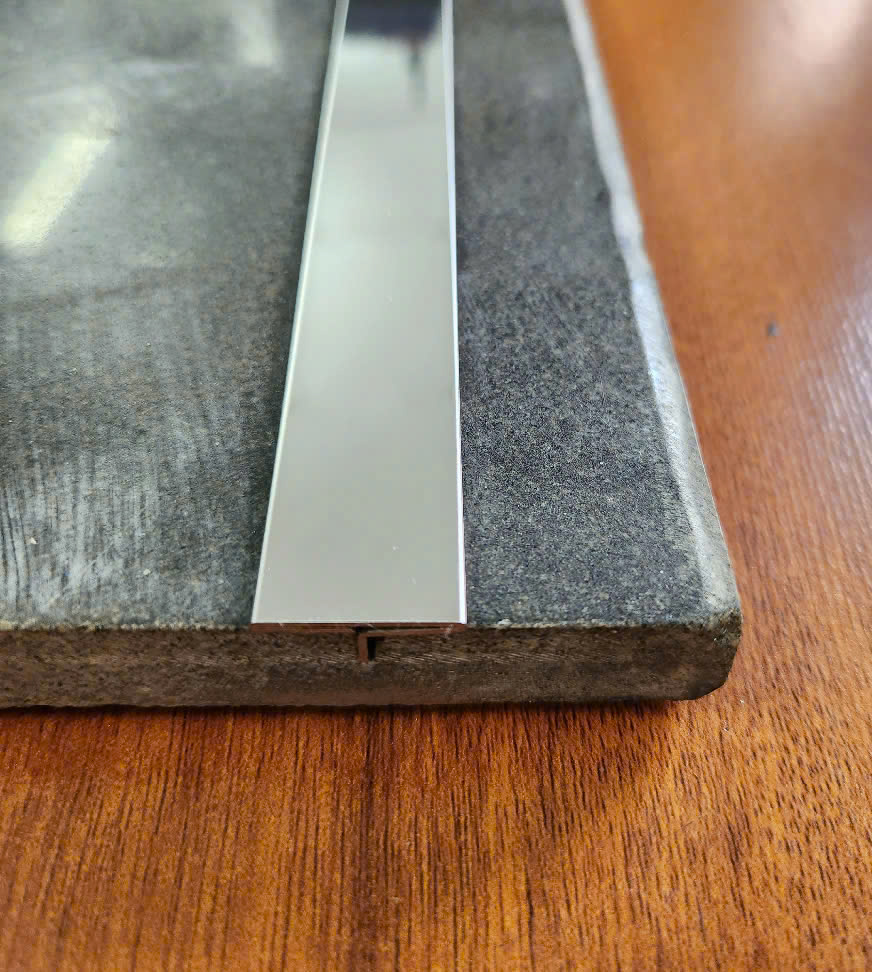 Nẹp inox T20 trắng bóng